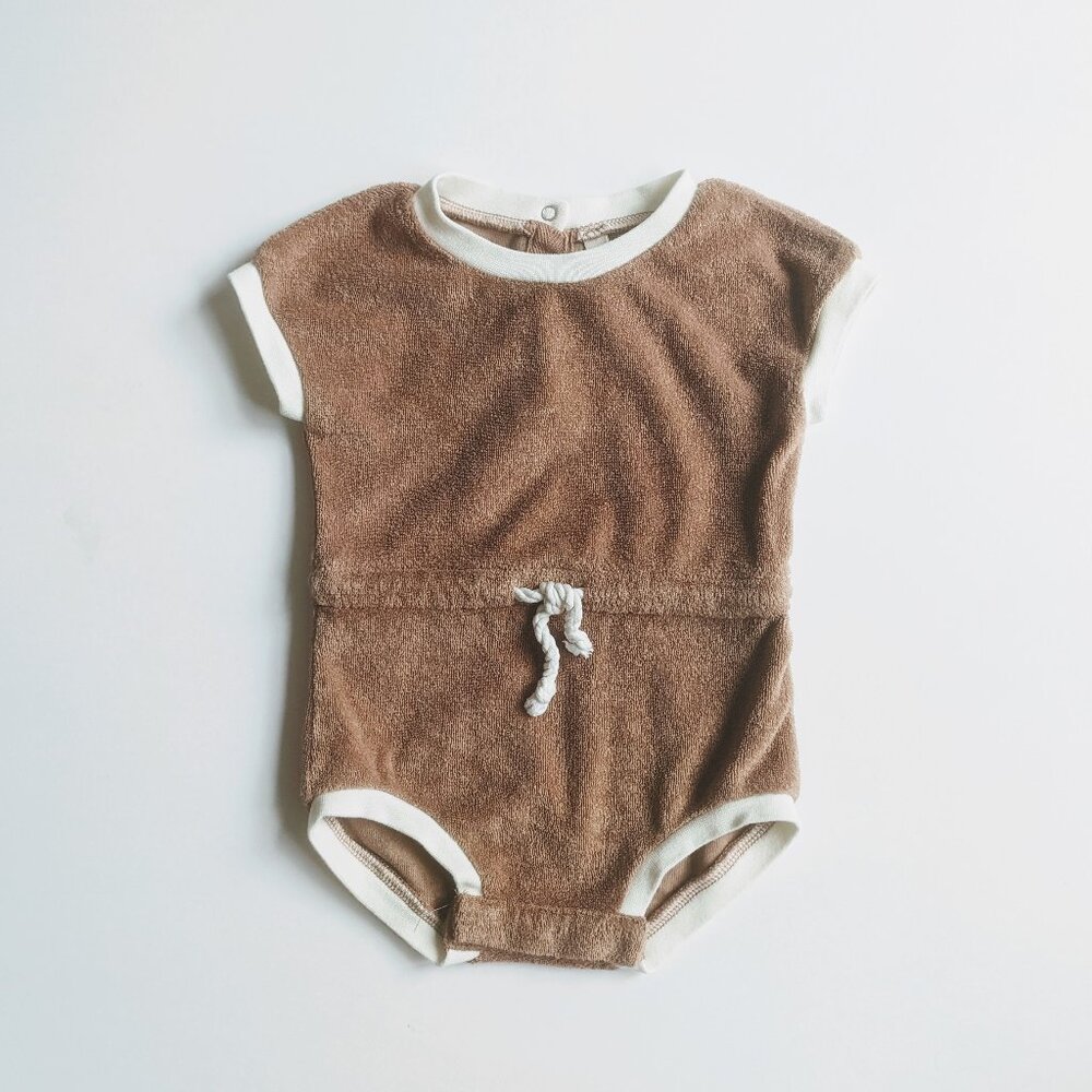 Quincy Mae Retro Romper 3-6mo